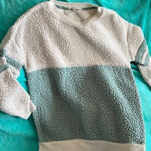 Fuzzy wallflower sweatshirt